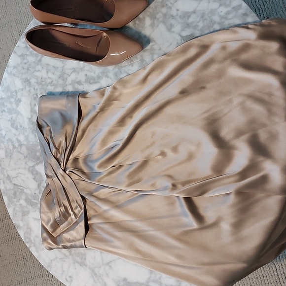 2/$55 - Rubber Ducky Production Inc. Tube dress in champagne color - Picture 6 of 6